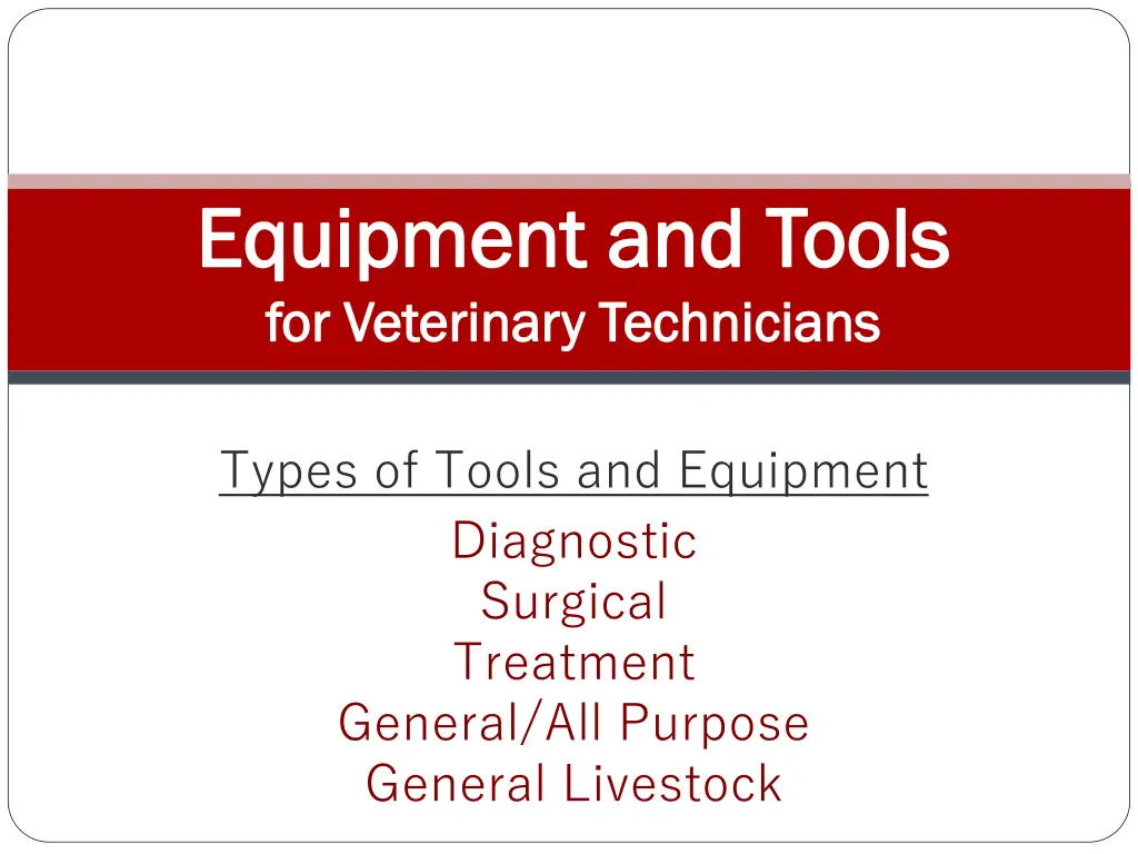 equipment and tools equipment and tools