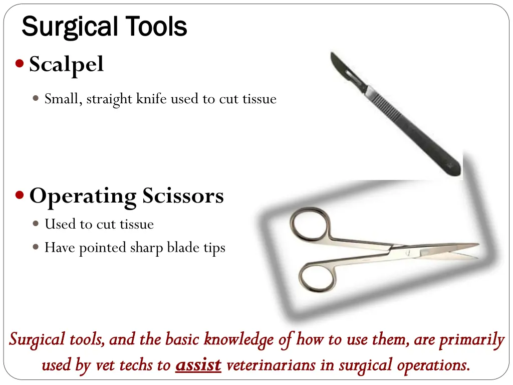 surgical tools surgical tools scalpel
