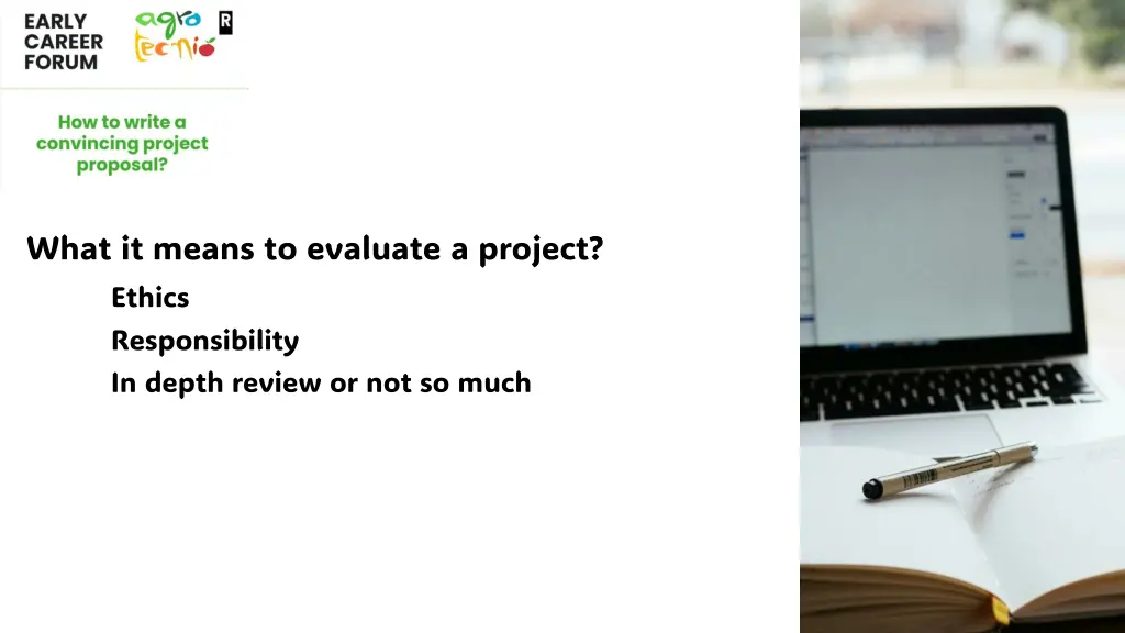 what it means to evaluate a project