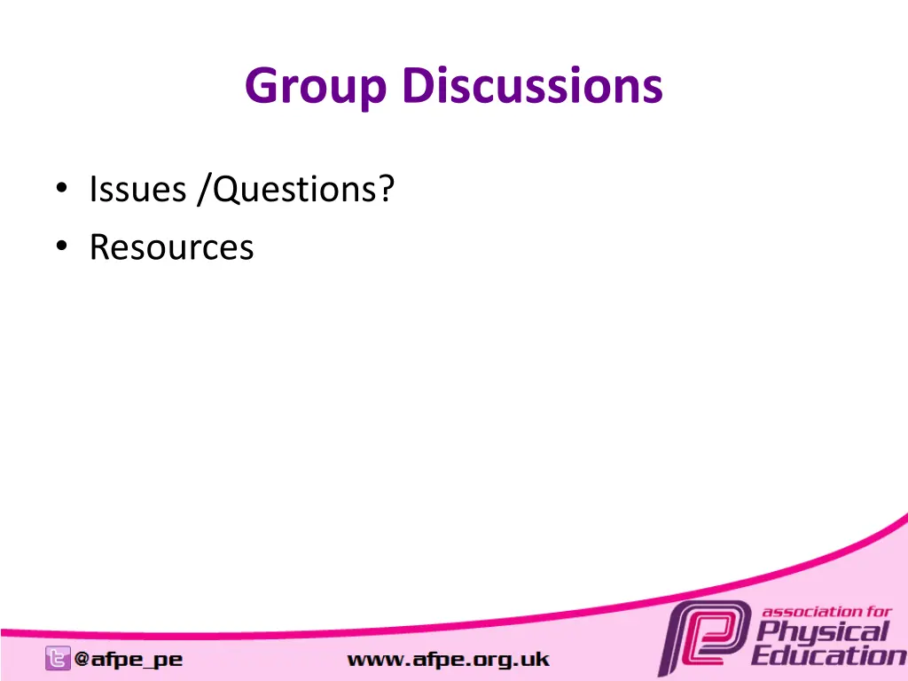 group discussions