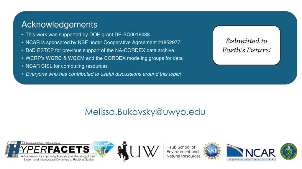 acknowledgements this work was supported