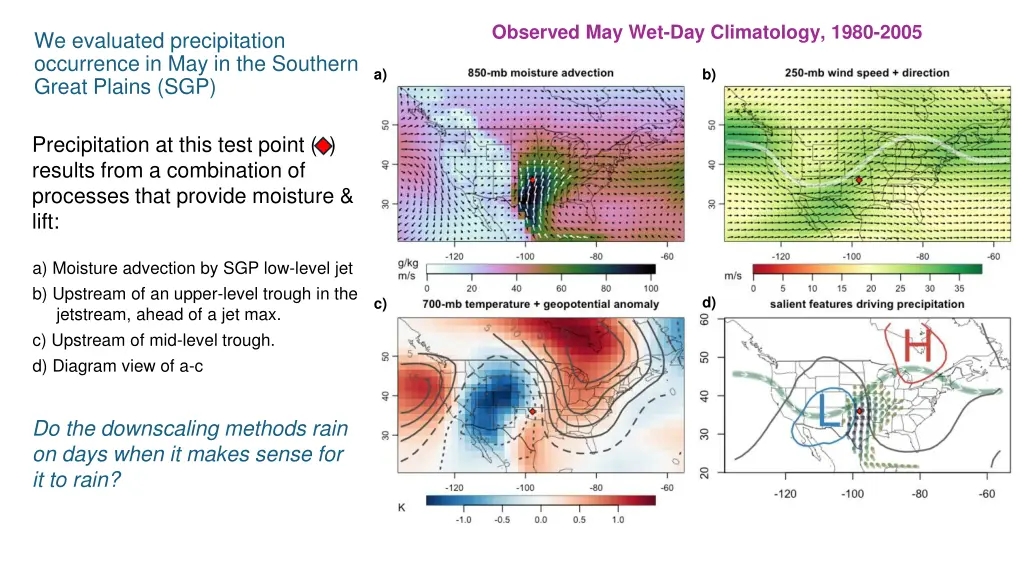observed may wet day climatology 1980 2005