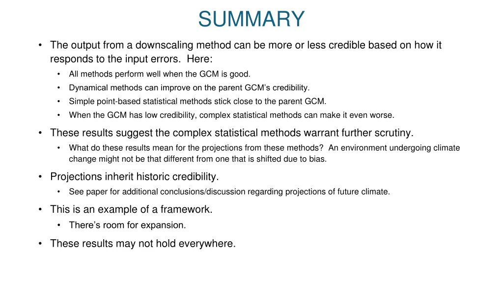 summary