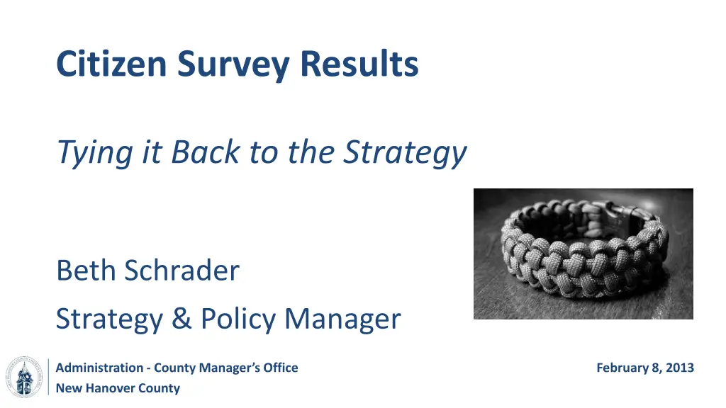 citizen survey results