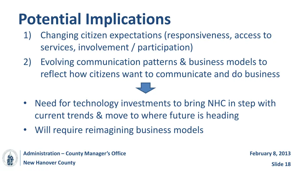 potential implications 1 changing citizen