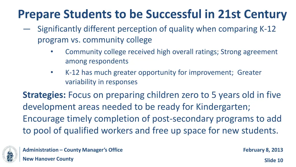 prepare students to be successful in 21st century