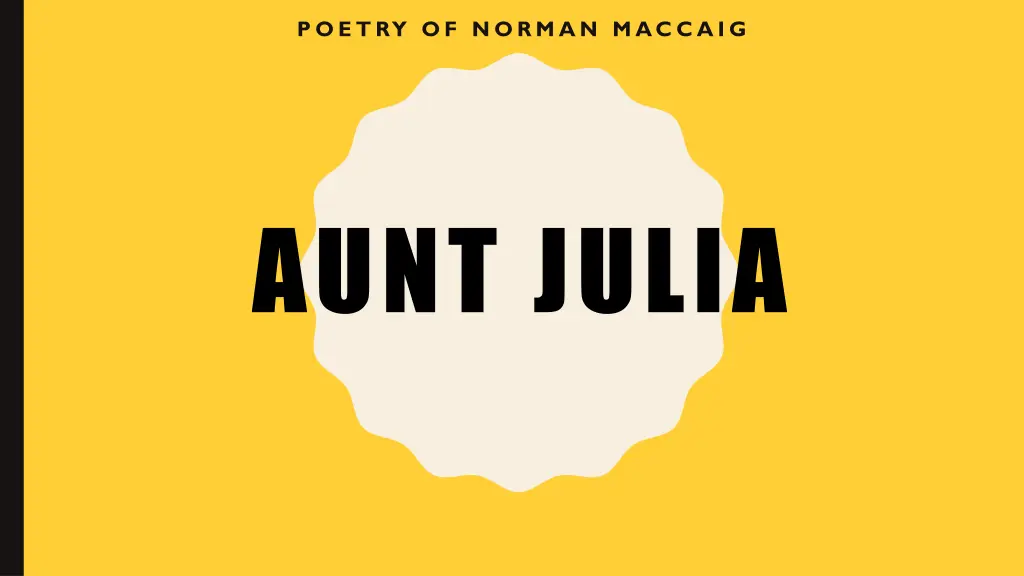 poetry of norman maccaig