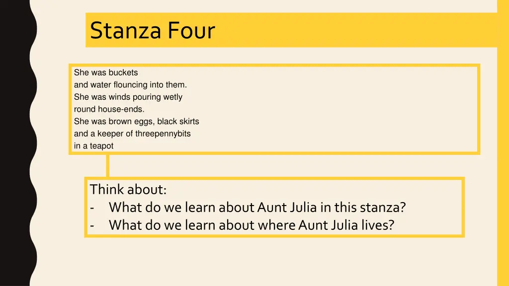 stanza four