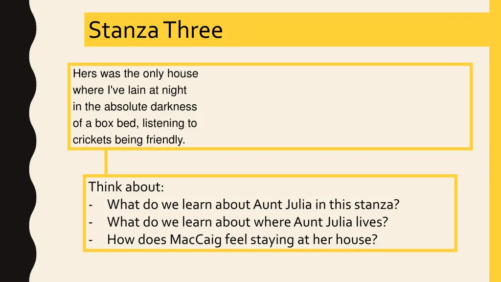 stanza three