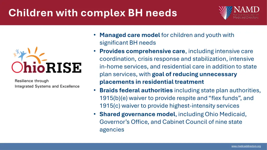 children with complex bh needs