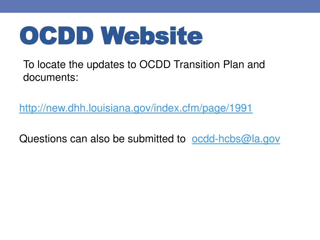 ocdd website ocdd website