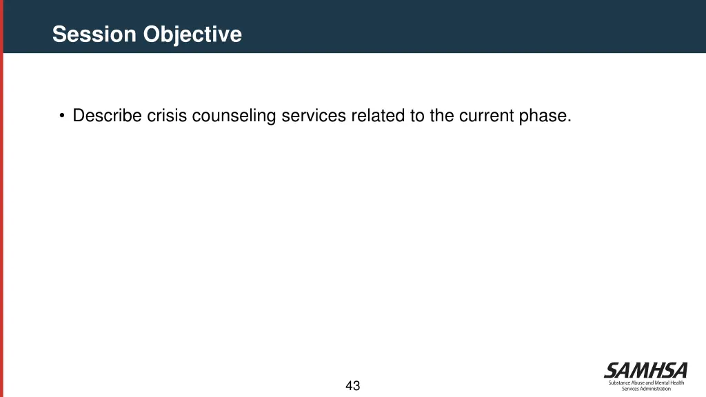 session objective 1