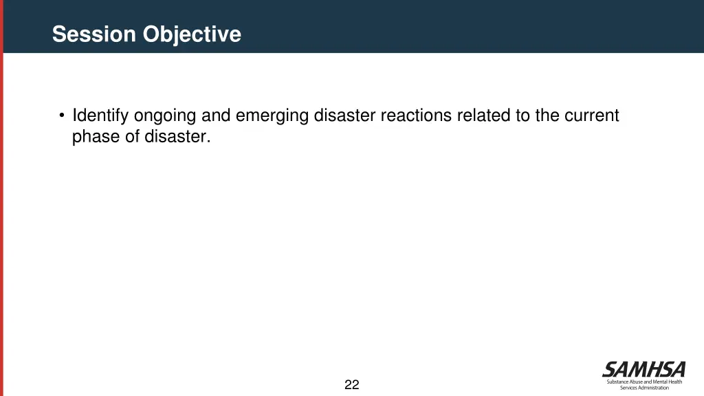 session objective