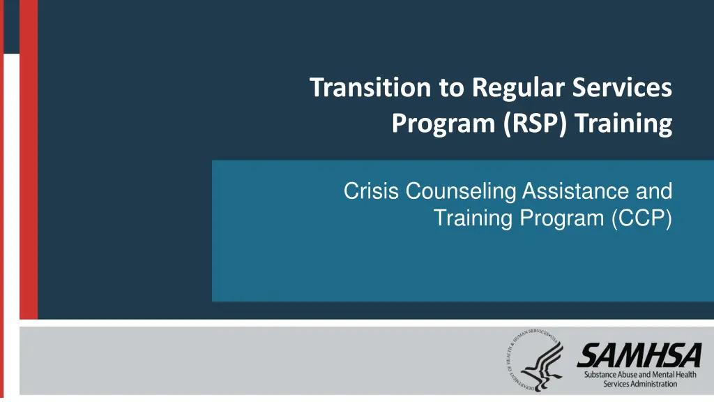 transition to regular services program