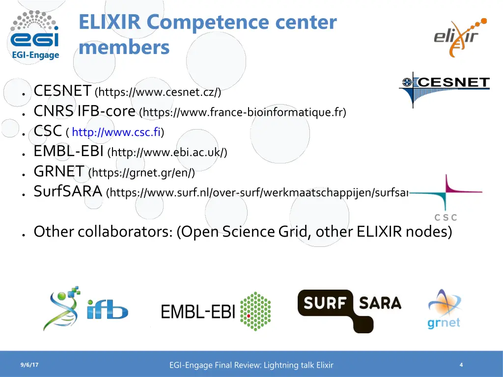 elixir competence center members