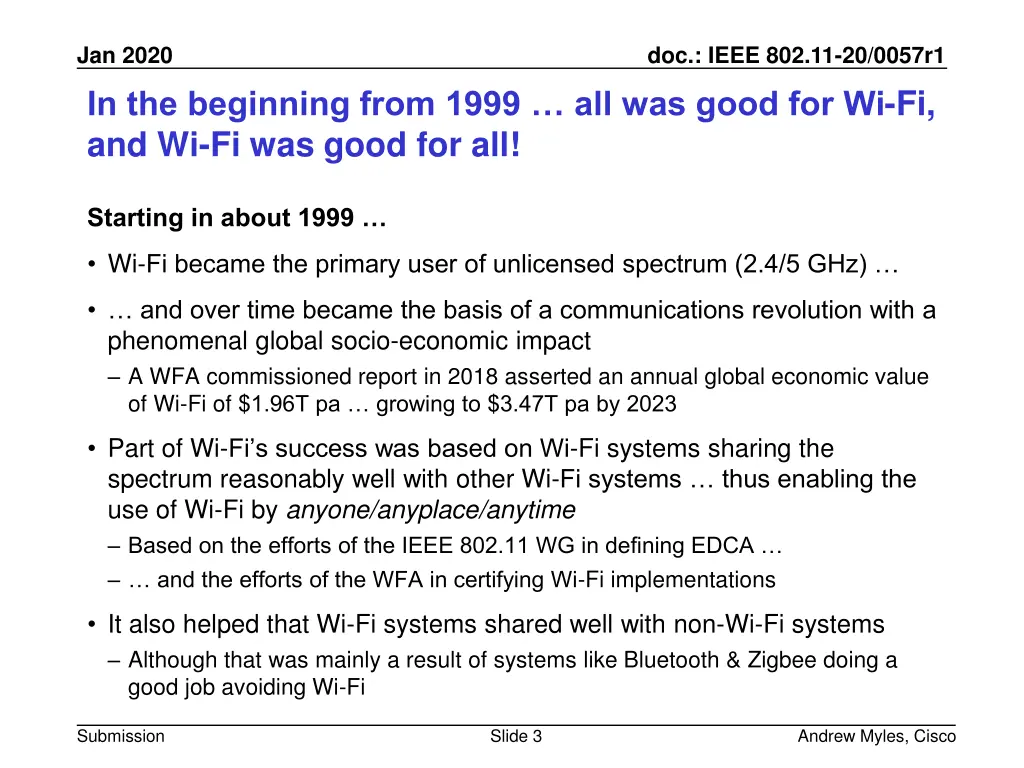 jan 2020 in the beginning from 1999 all was good