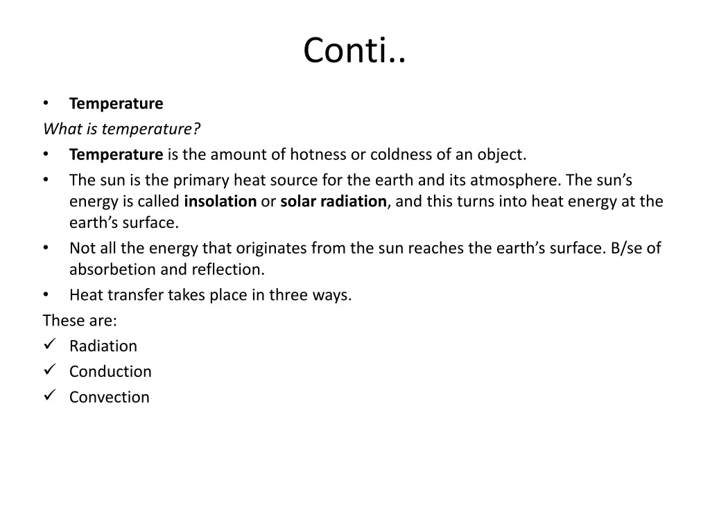 conti