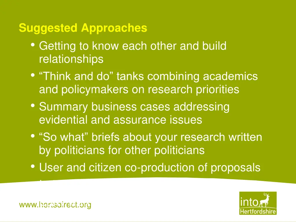 suggested approaches getting to know each other