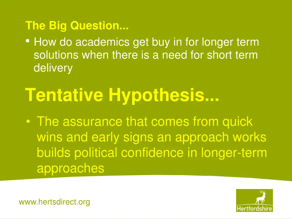 the big question how do academics