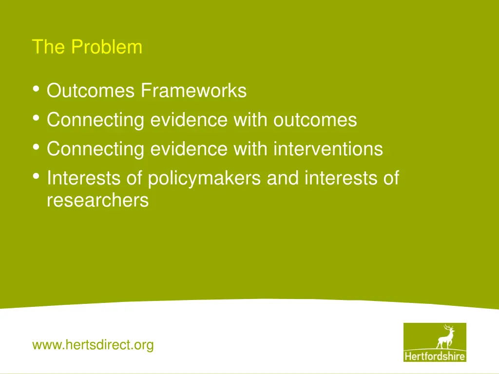 the problem
