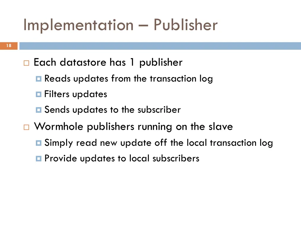 implementation publisher