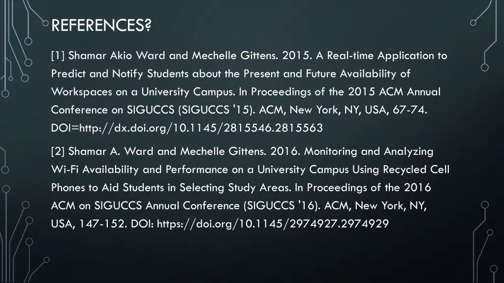 references