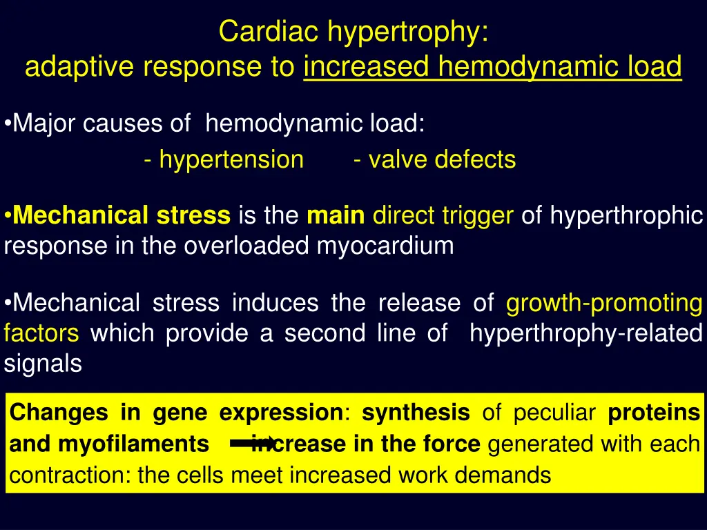 cardiac hypertrophy adaptive response