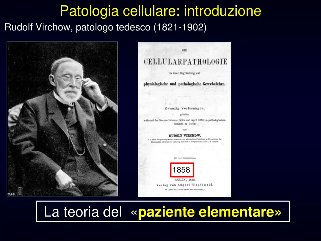 patologia cellulare introduzione rudolf virchow