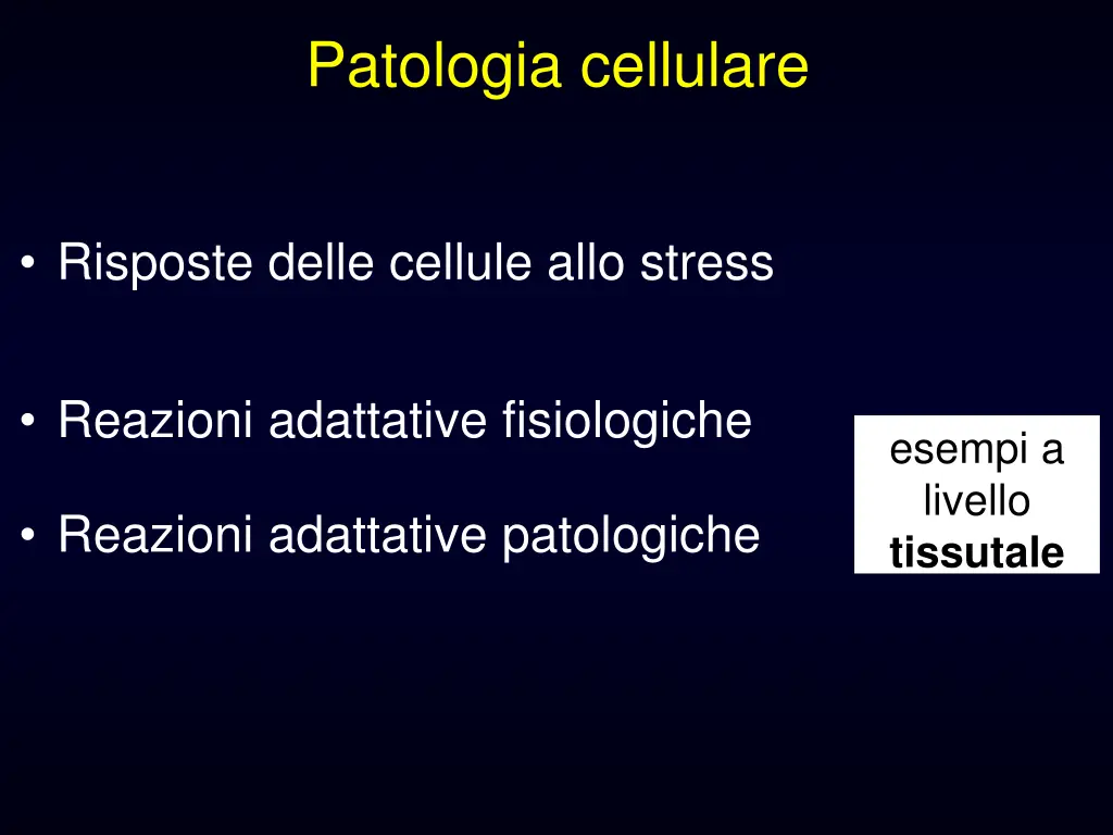 patologia cellulare