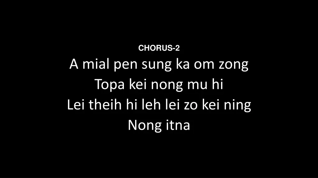 chorus 2