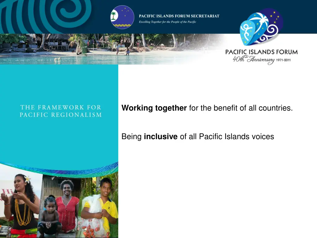 working together for the benefit of all countries