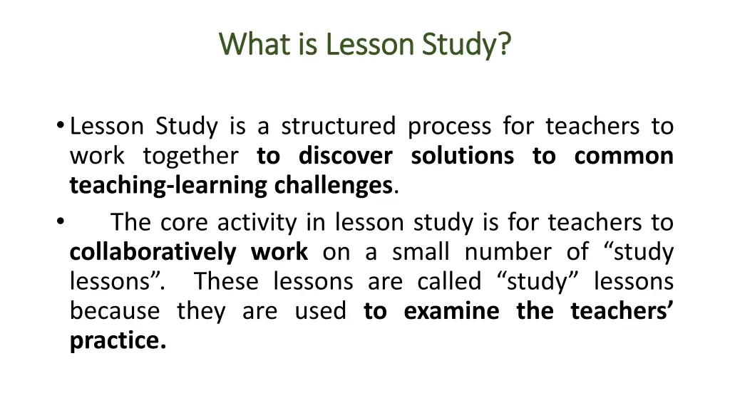 what is lesson study what is lesson study