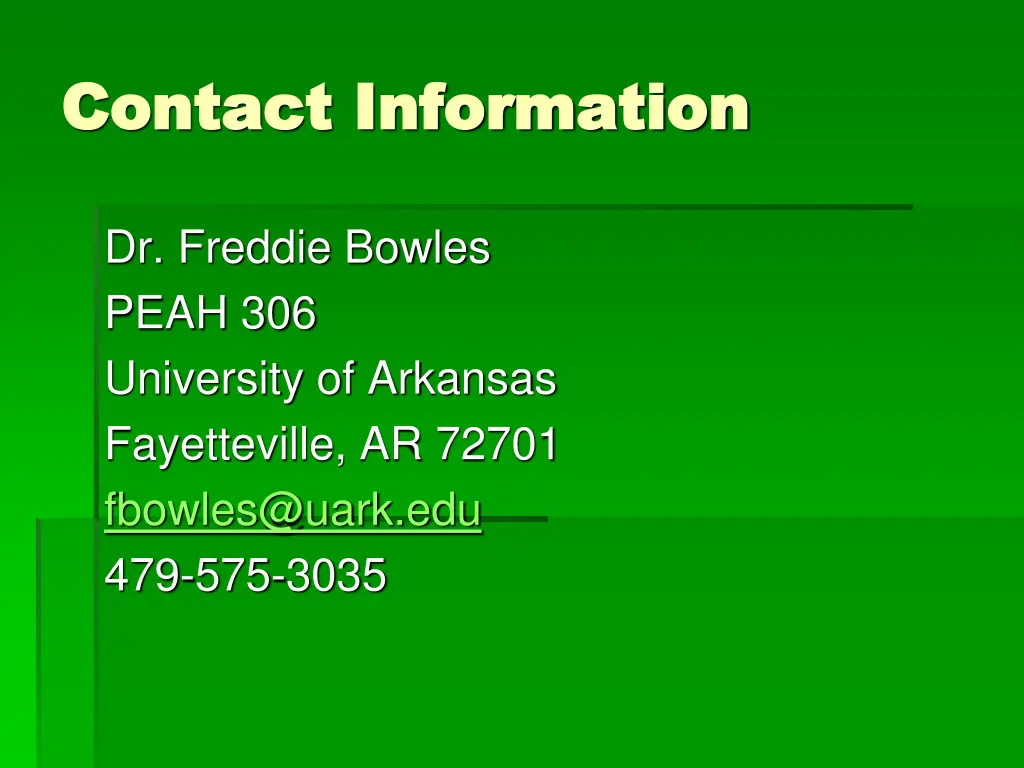 contact information contact information