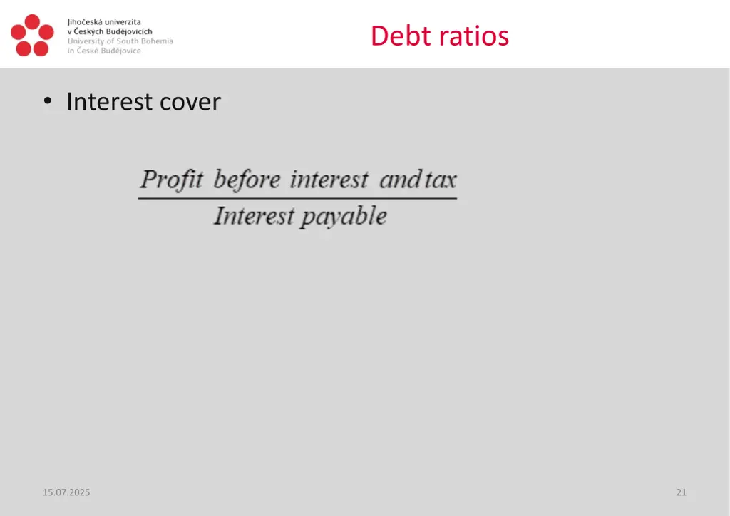 debt ratios 3