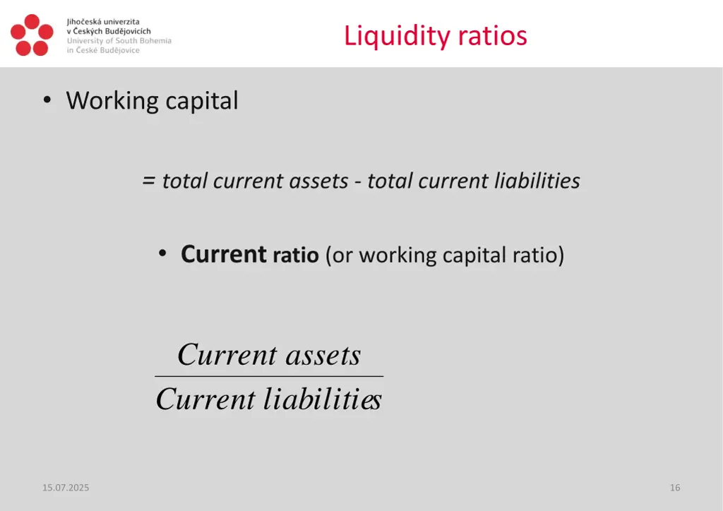 liquidity ratios 2