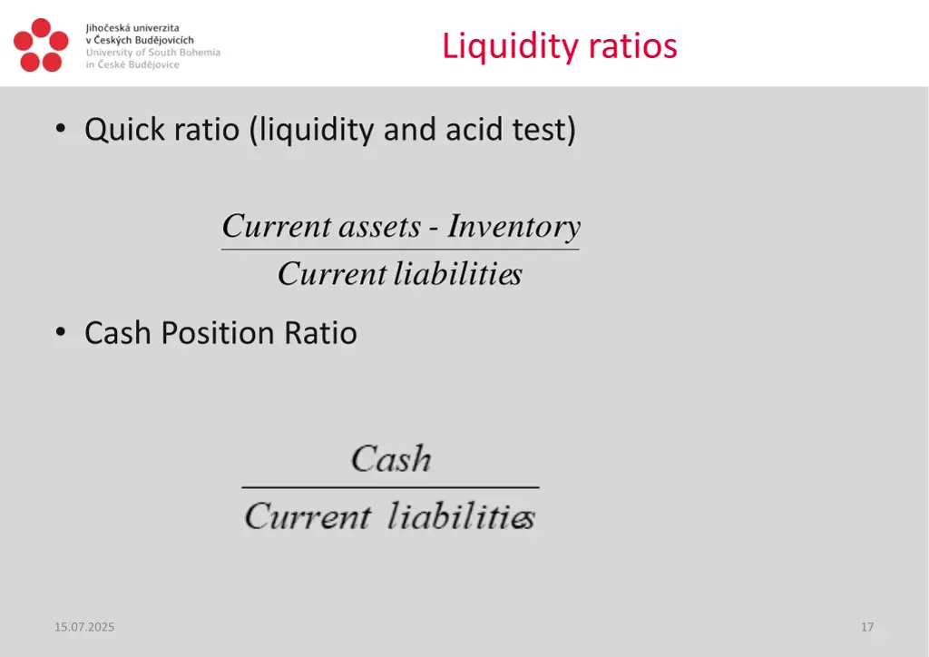 liquidity ratios 3