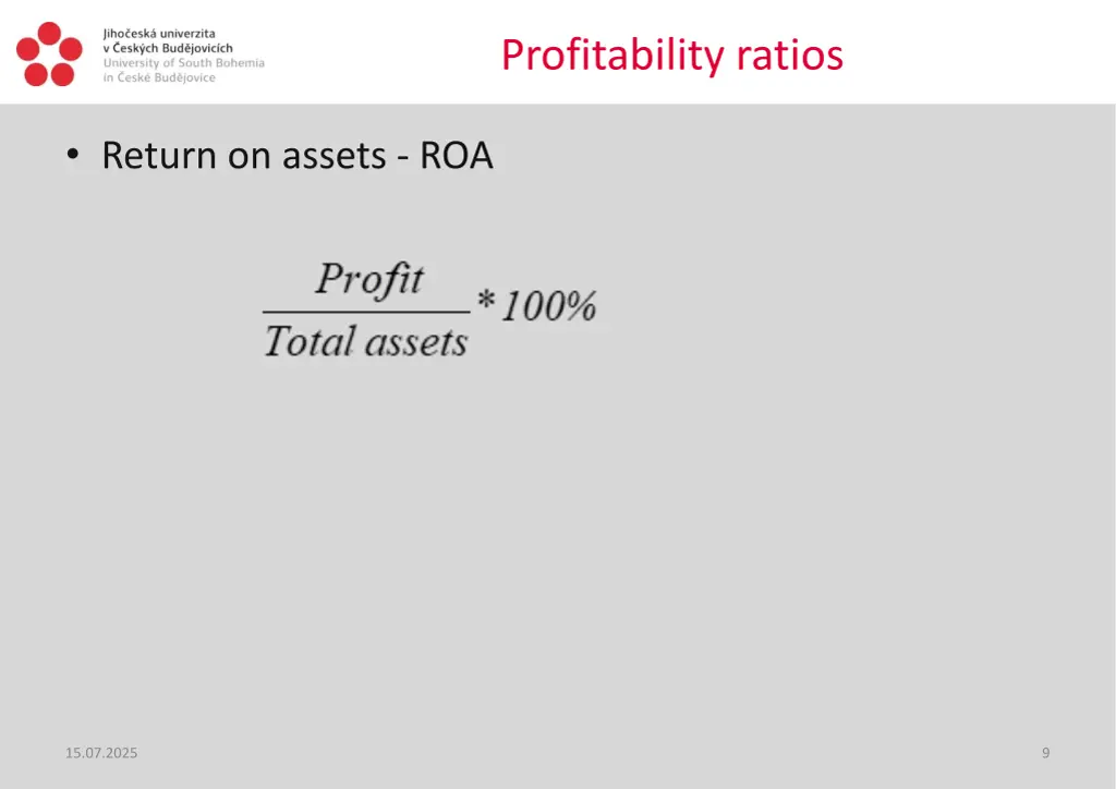profitability ratios 3