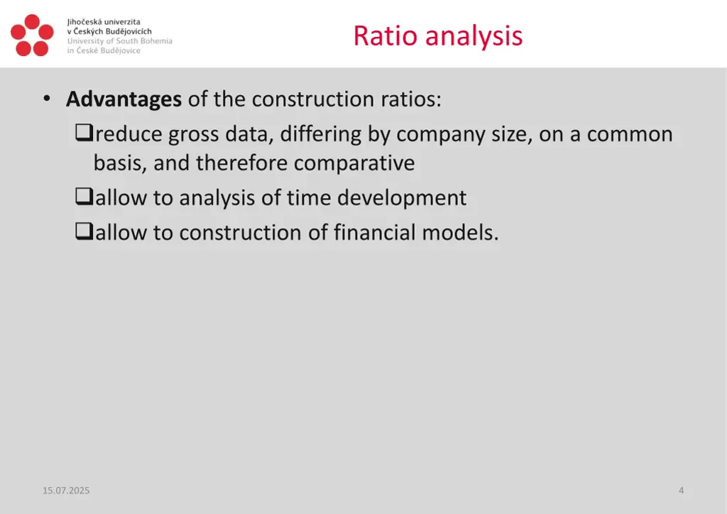 ratio analysis 2