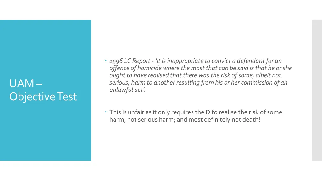 1996 lc report it is inappropriate to convict