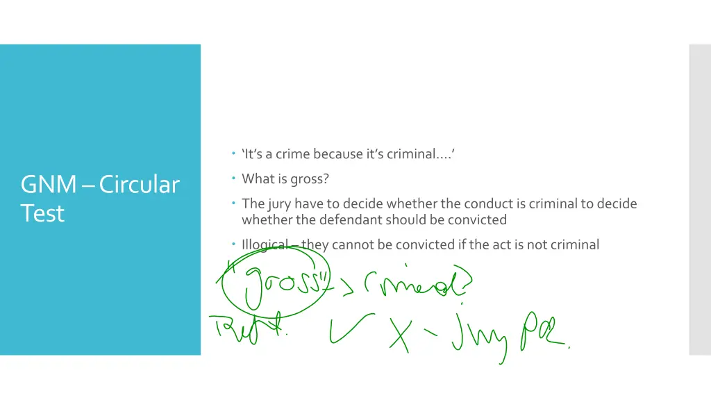 it s a crime because it s criminal