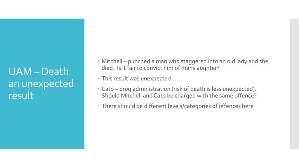 mitchell punched a man who staggered into