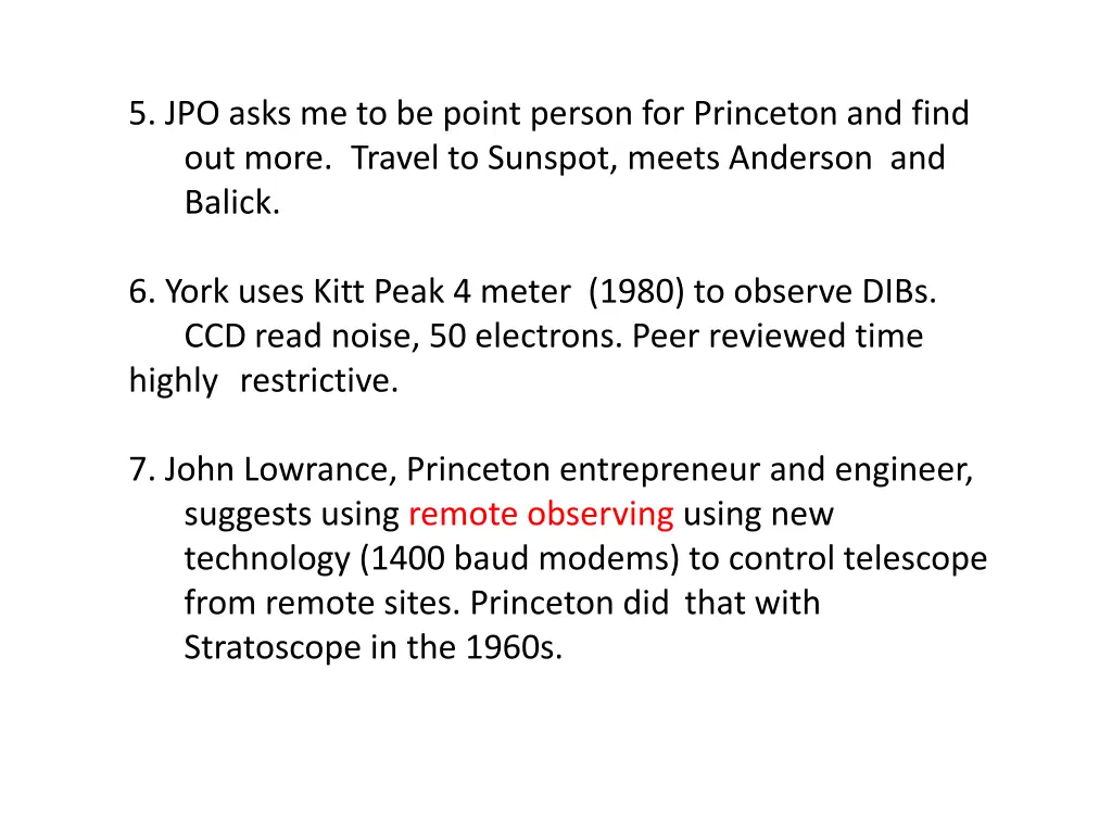 5 jpo asks me to be point person for princeton