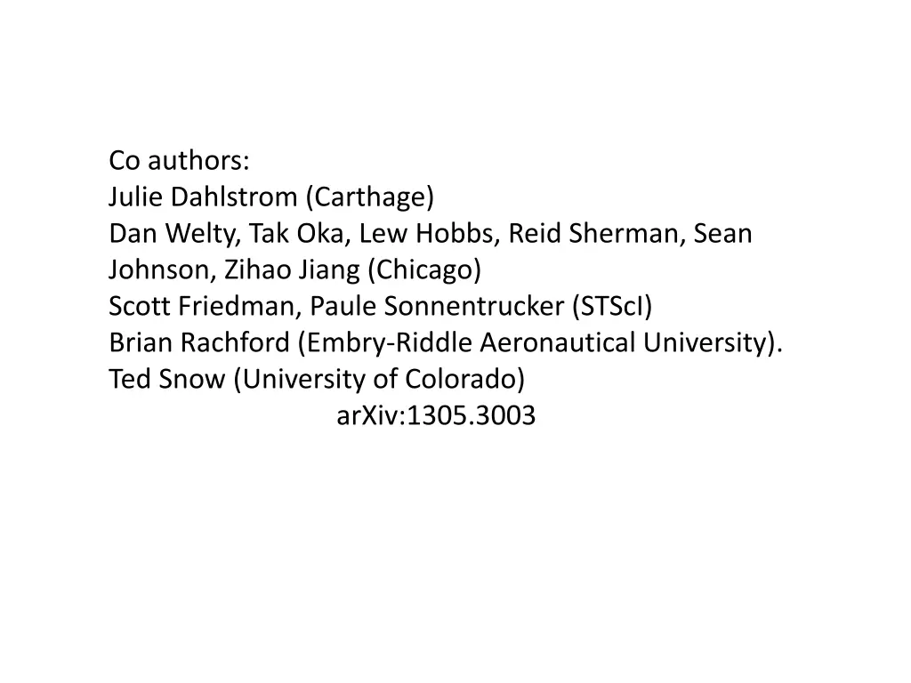co authors julie dahlstrom carthage dan welty