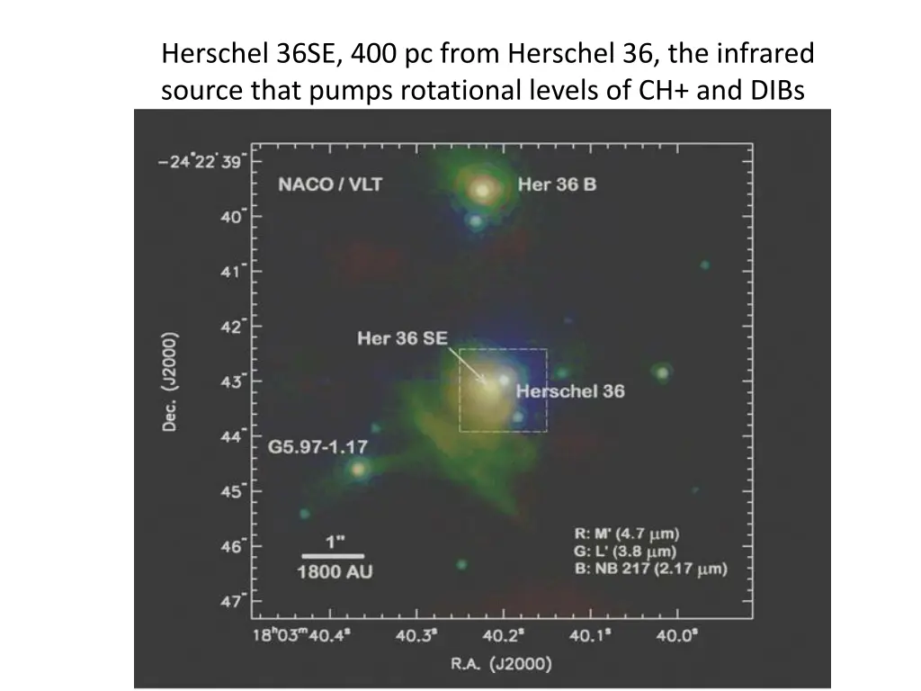 herschel 36se 400 pc from herschel