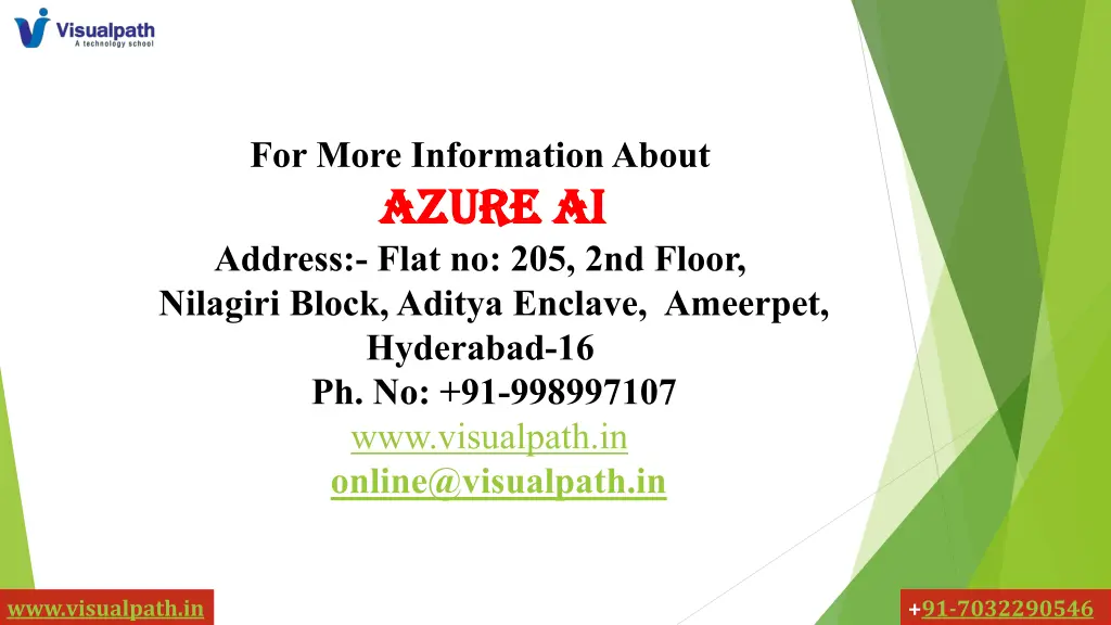 for more information about azure azure ai address