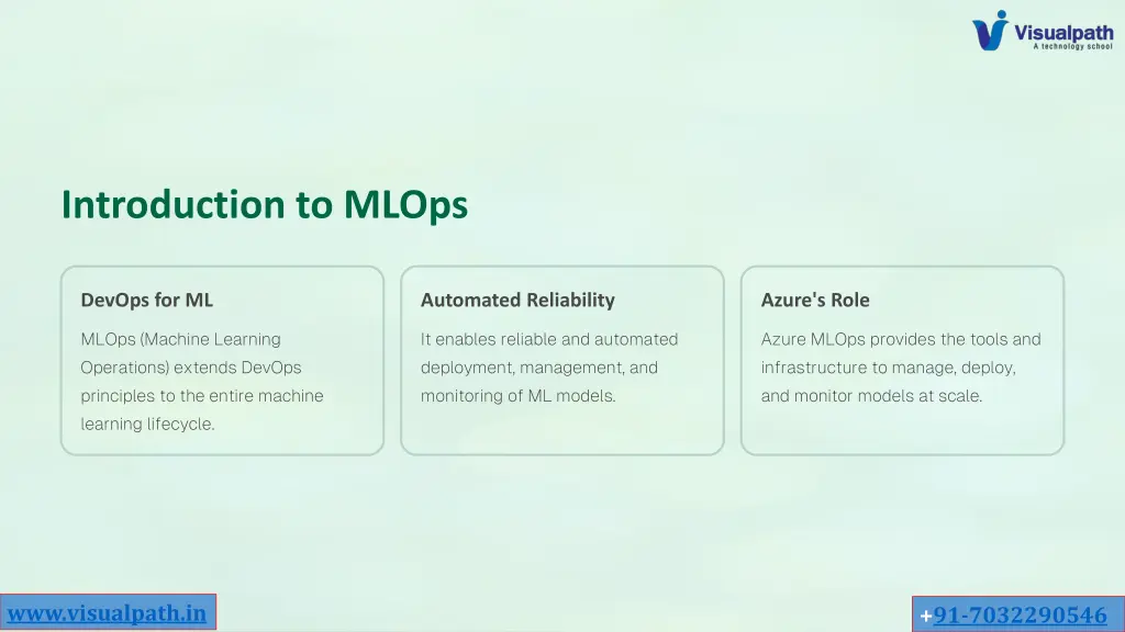 introduction to mlops
