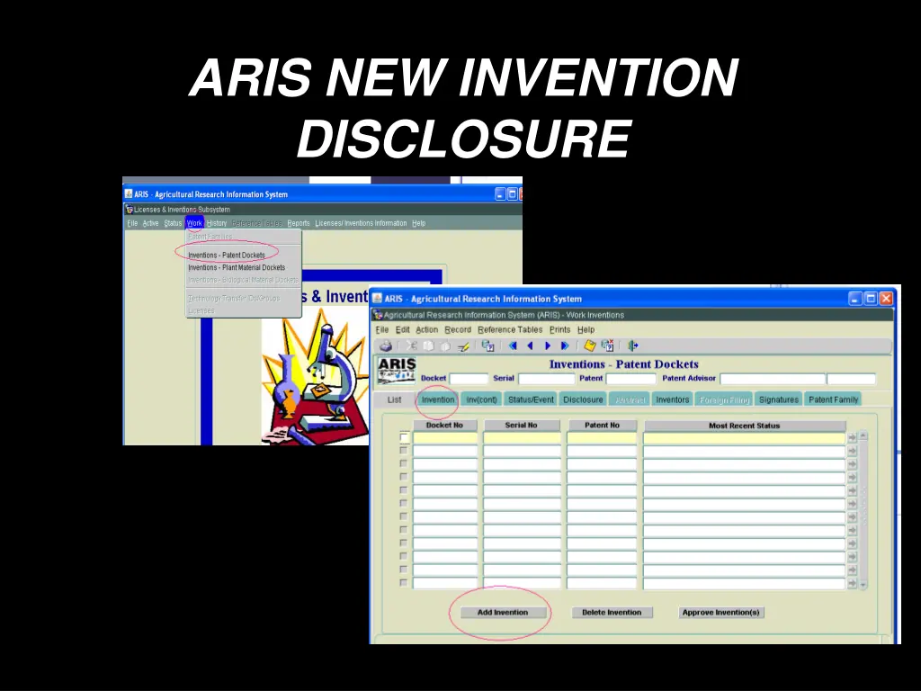 aris new invention disclosure
