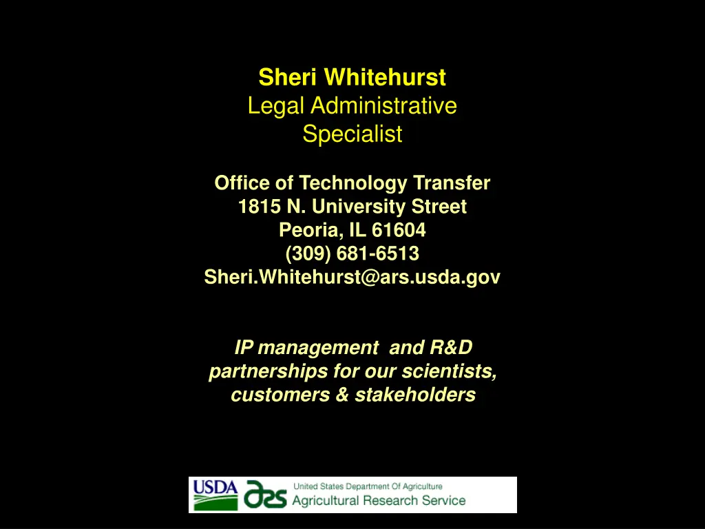 sheri whitehurst legal administrative specialist