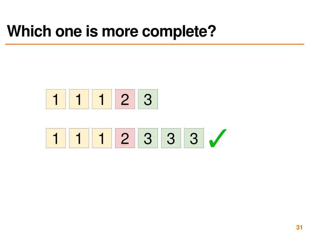 which one is more complete 1
