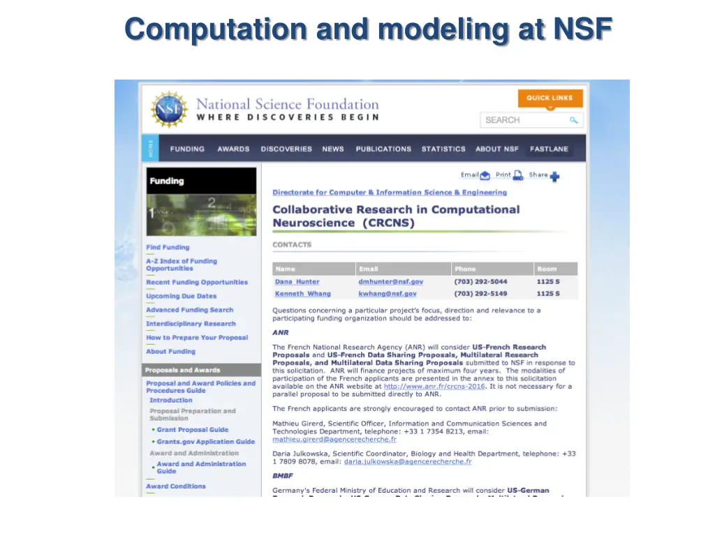 computation and modeling at nsf 3